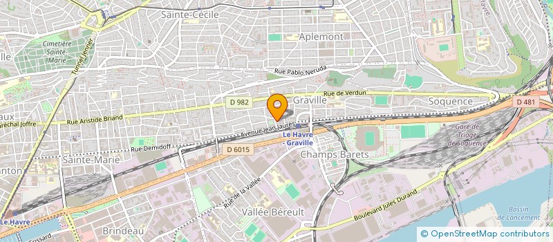 localisation de l'entreprise SCI V.C.F à LE HAVRE