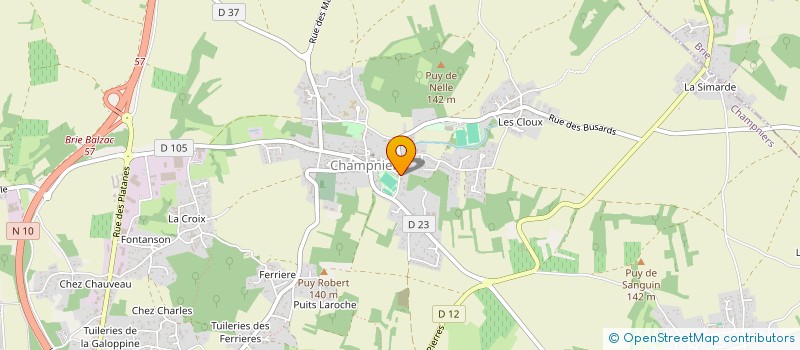 localisation de l'entreprise SCI V.C.M à CHAMPNIERS