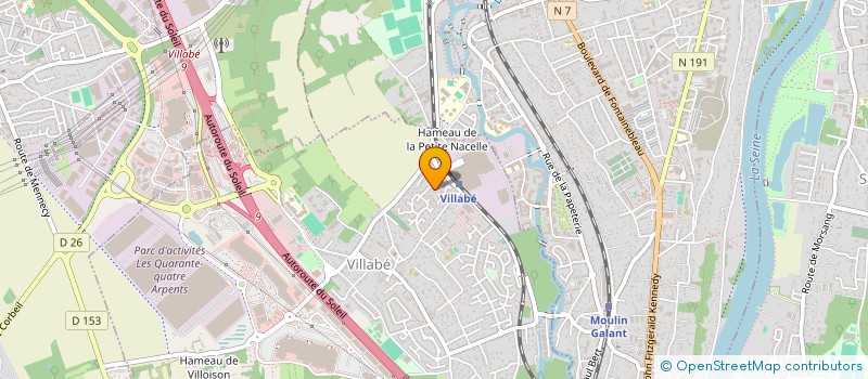 localisation de l'entreprise SCI V&C PATRIMOINE  VILLABE