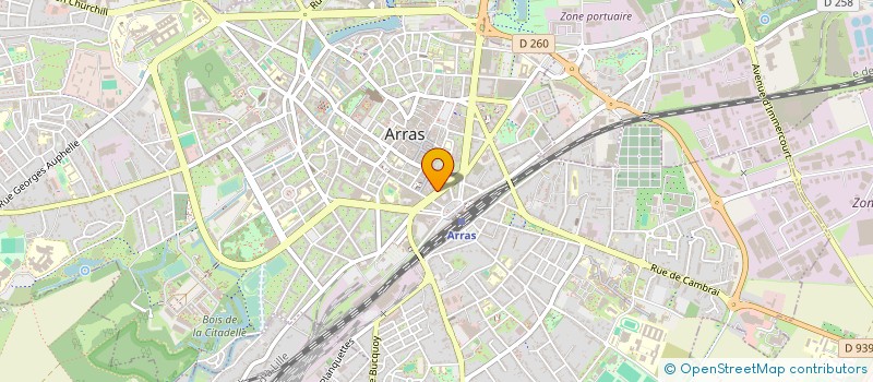 localisation de l'entreprise SCI V D à ARRAS