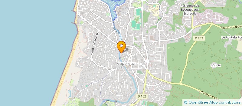 localisation de l'entreprise SCI V D à CAPBRETON