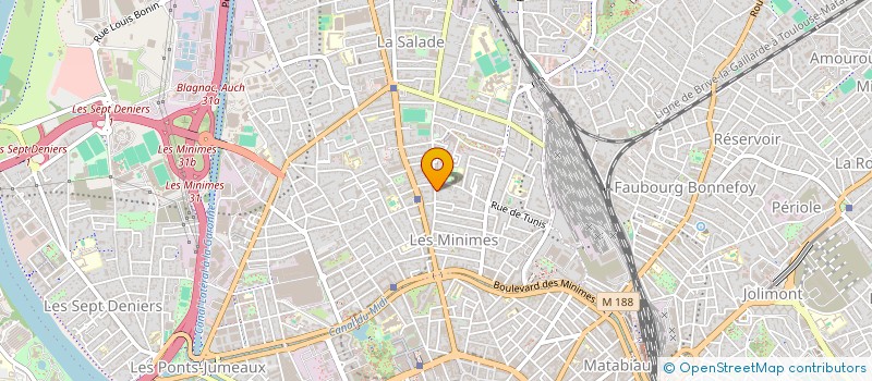 localisation de l'entreprise SCI V.D.B. à TOULOUSE