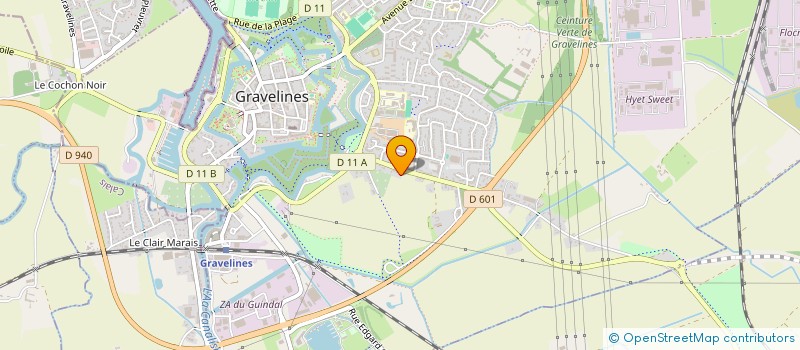 localisation de l'entreprise SCI V D C à GRAVELINES