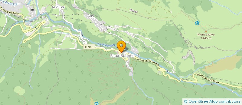 localisation de l'entreprise SCI V.D.C.  EAUX-BONNES