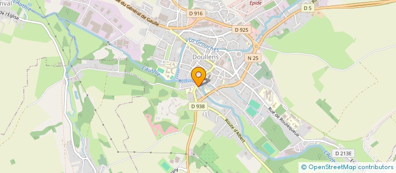 localisation de l'entreprise SCI V.D.M.A.  DOULLENS