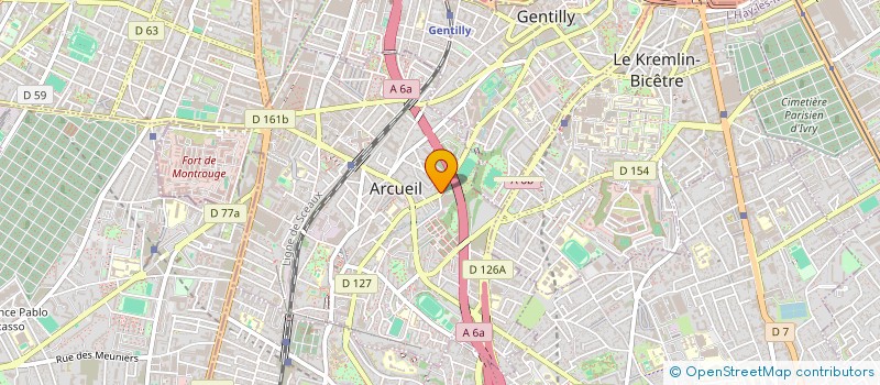 localisation de l'entreprise SCI V.E.A. à ARCUEIL