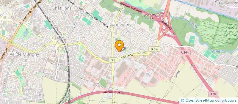 localisation de l'entreprise SCI V E C  CORMONTREUIL