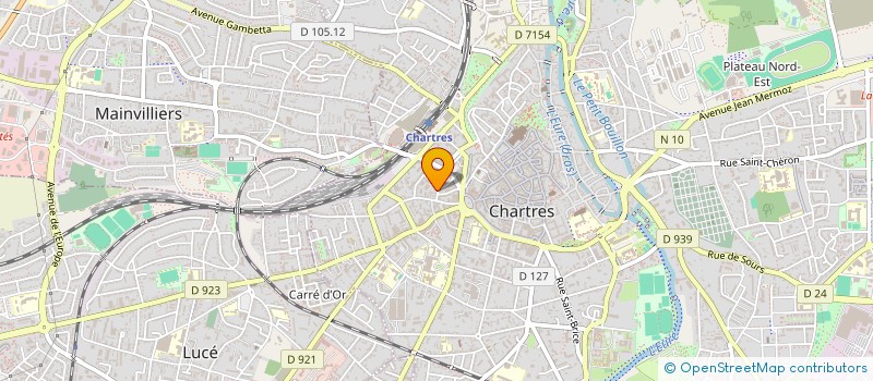 localisation de l'entreprise SCI V.E.P. IMMO à CHARTRES