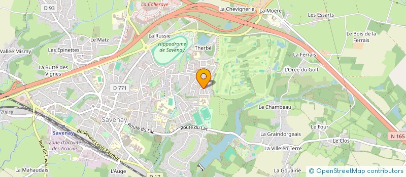 localisation de l'entreprise SCI V-E THUAULT  SAVENAY