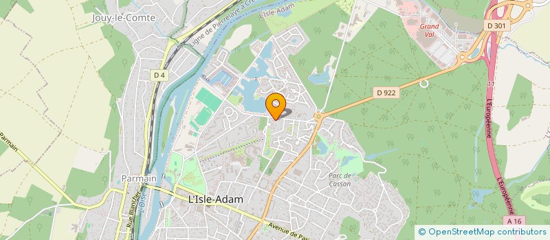 localisation de l'entreprise SCI V ET V L'ISLE ADAM à L'ISLE-ADAM