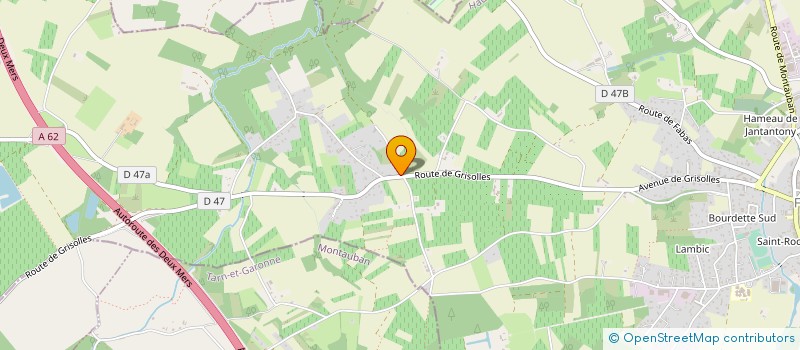 localisation de l'entreprise SCI V F 2 M  FRONTON