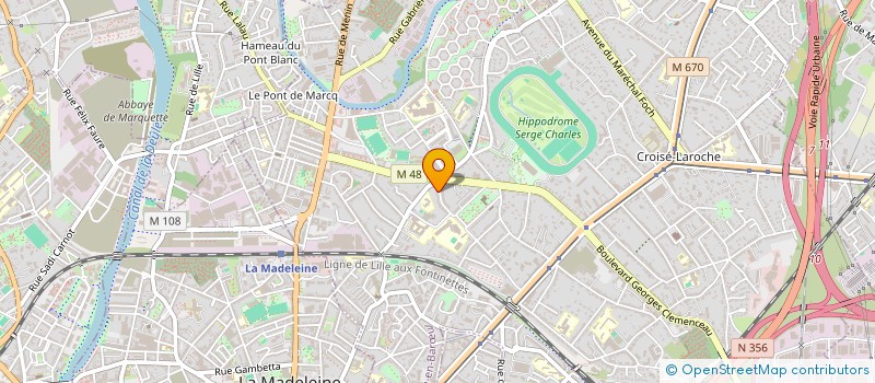 localisation de l'entreprise SCI V F D à MARCQ-EN-BARŒUL