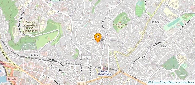 localisation de l'entreprise SCI V.F.G.  MONT-SAINT-AIGNAN