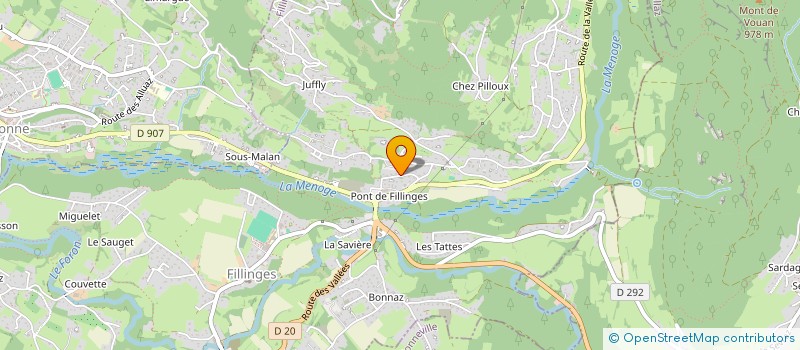 localisation de l'entreprise SCI V F NOTRE 'BEL' FAMILLE  BOGEVE