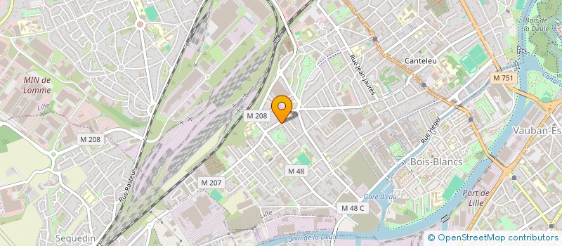 localisation de l'entreprise SCI V.G.I. à LILLE