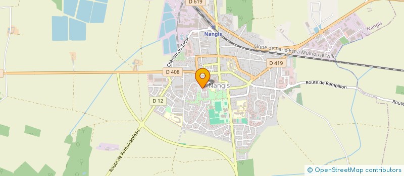 localisation de l'entreprise SCI V H S  NANGIS