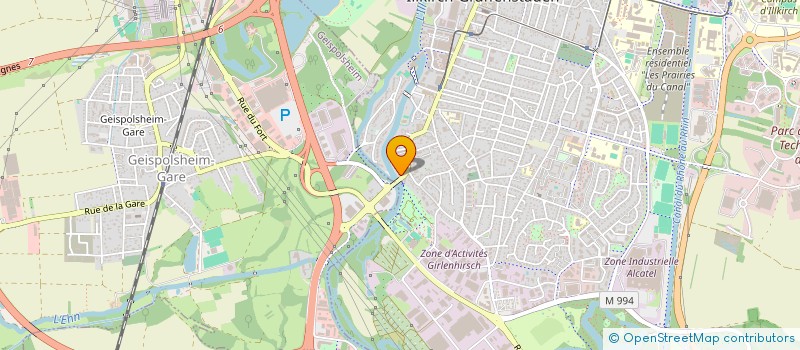 localisation de l'entreprise SCI V.I.A.L.M.A  ILLKIRCH-GRAFFENSTADEN