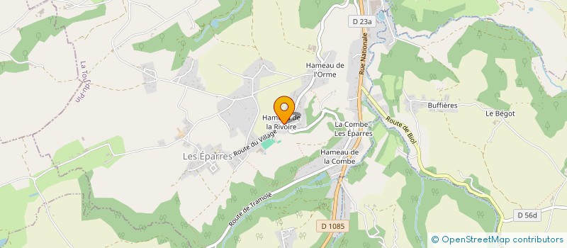 localisation de l'entreprise SCI V.I.P.  LES EPARRES