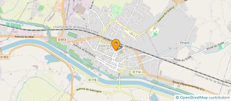 localisation de l'entreprise SCI V.I.P.H.  VALENCE