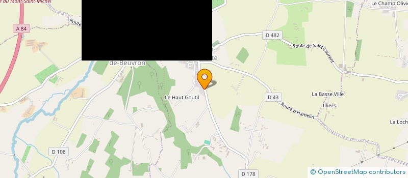 localisation de l'entreprise SCI V.I.SAGE  SAINT-AUBIN-DE-TERREGATTE