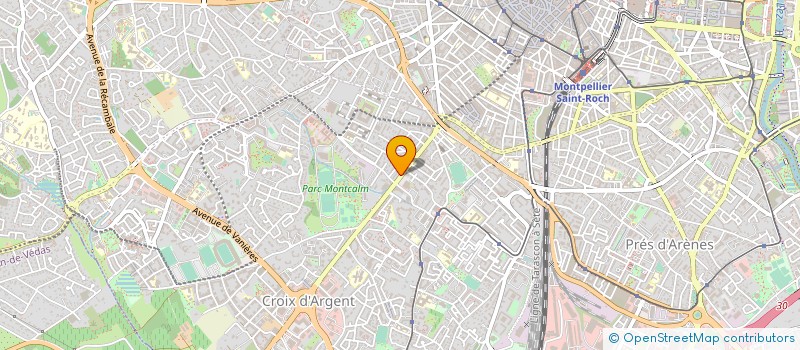 localisation de l'entreprise SCI V.J. 54 à MONTPELLIER