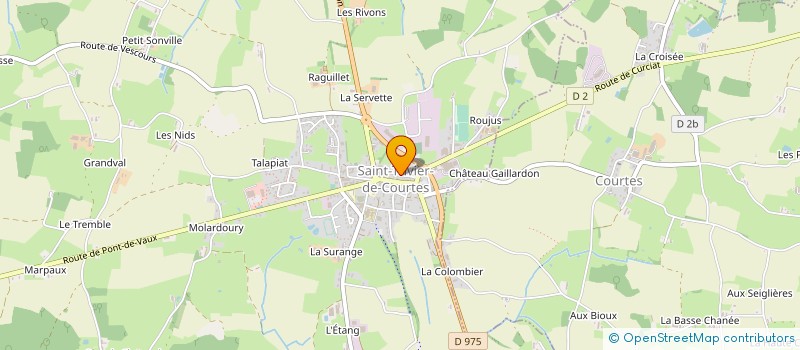 localisation de l'entreprise SCI V J D B  SAINT-TRIVIER-DE-COURTES