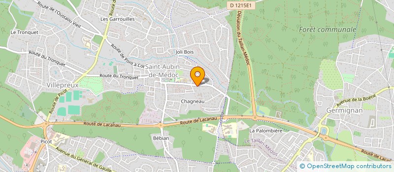 localisation de l'entreprise SCI V.JOK  SAINT-AUBIN-DE-MEDOC