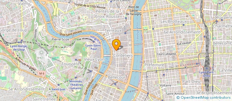 localisation de l'entreprise SCI V.K  LYON