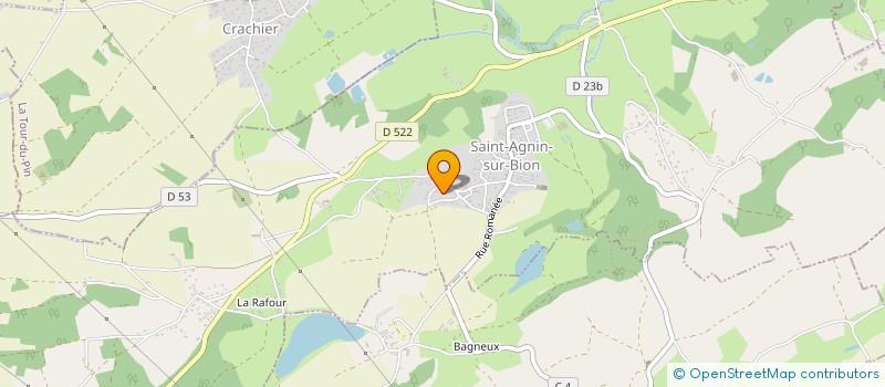 localisation de l'entreprise SCI V.L.A.C.  SAINT-AGNIN-SUR-BION