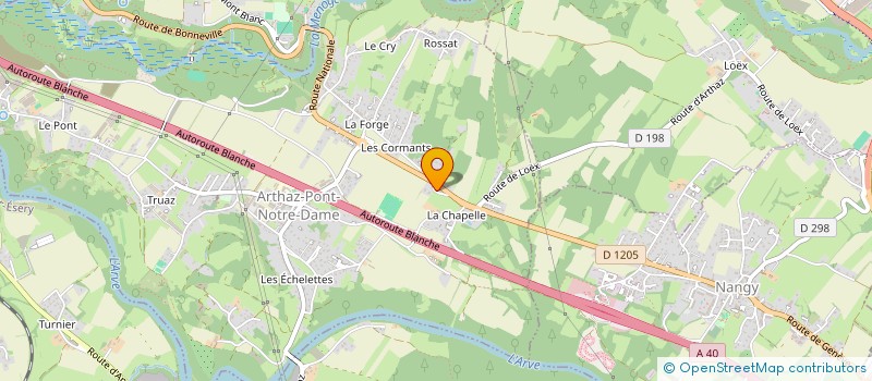 localisation de l'entreprise SCI V.L.J.C  ARTHAZ-PONT-NOTRE-DAME