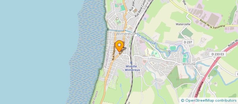 localisation de l'entreprise SCI V.L.M.E.  WIMEREUX