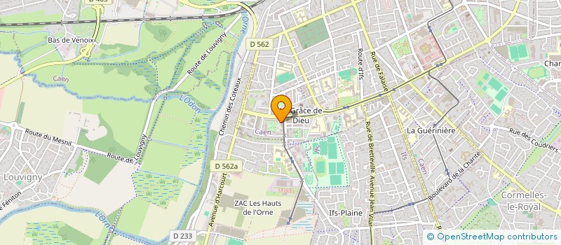 localisation de l'entreprise SCI V L M V à CAEN