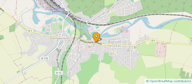 localisation de l'entreprise SCI V.L.Z.  BLAINVILLE-SUR-L'EAU