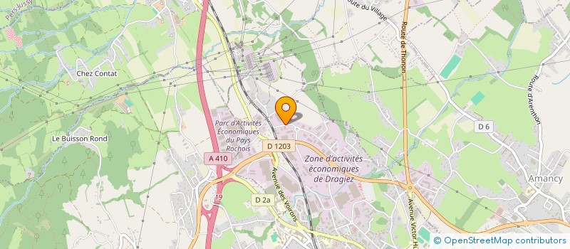 localisation de l'entreprise SCI V-LINAS  LA ROCHE-SUR-FORON