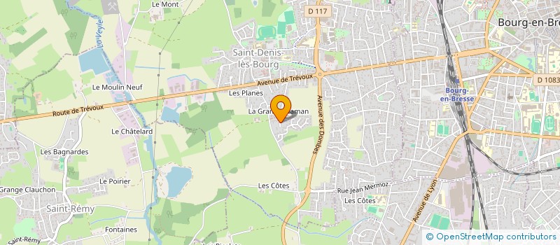 localisation de l'entreprise SCI V.M.J à SAINT-DENIS-LES-BOURG
