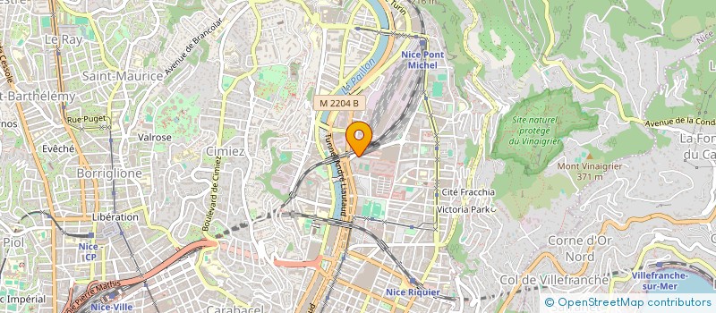 localisation de l'entreprise SCI V.N.G. à NICE