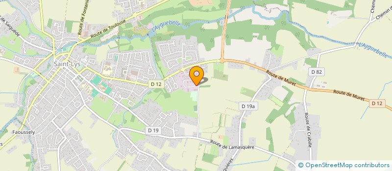 localisation de l'entreprise SCI V.N.M.  SAINT-LYS