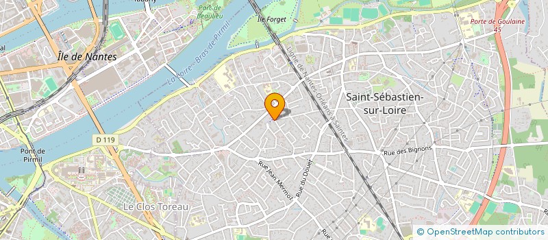 localisation de l'entreprise SCI V.O.A à SAINT-SEBASTIEN-SUR-LOIRE