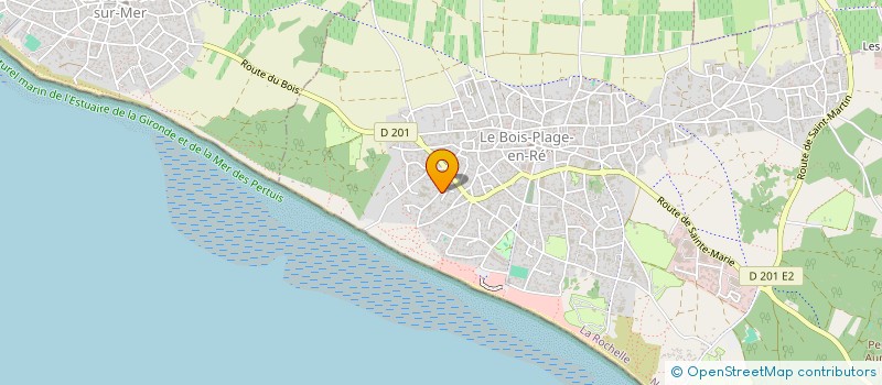 localisation de l'entreprise SCI V.O.M.  LE BOIS-PLAGE-EN-RE