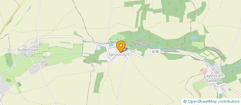 localisation de l'entreprise SCI V.O.S  IGNAUCOURT