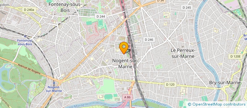 localisation de l'entreprise SCI V P EULALIE à NOGENT-SUR-MARNE