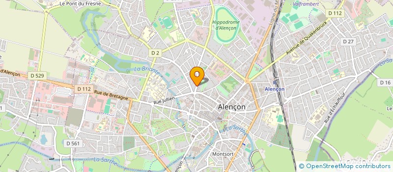 localisation de l'entreprise SCI V.P.M.E à ALENCON
