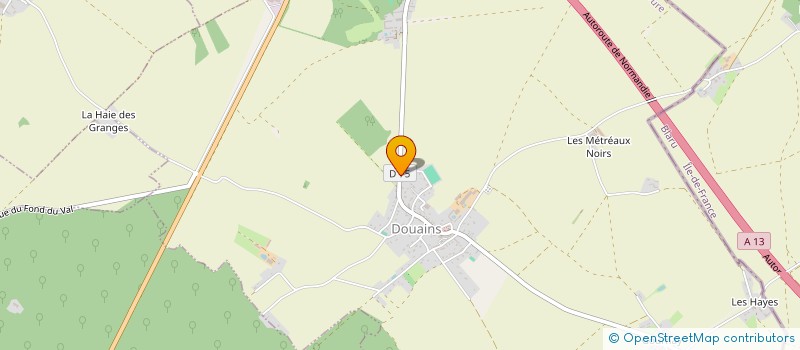 localisation de l'entreprise SCI V Q C L  DOUAINS