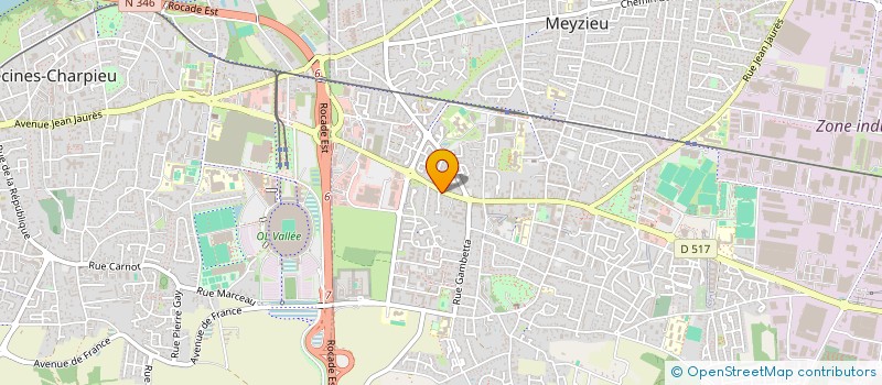 localisation de l'entreprise SCI V.R  MEYZIEU