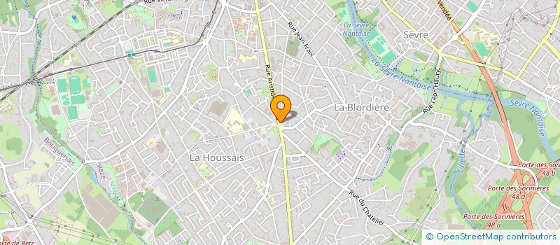 localisation de l'entreprise SCI V&R  REZE