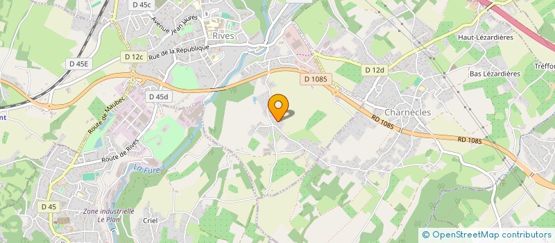 localisation de l'entreprise SCI V.S.D.  RIVES