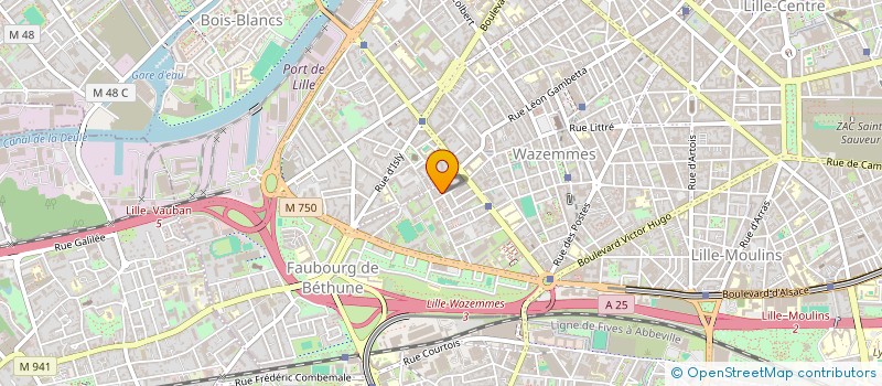 localisation de l'entreprise SCI V.S.D. à LILLE