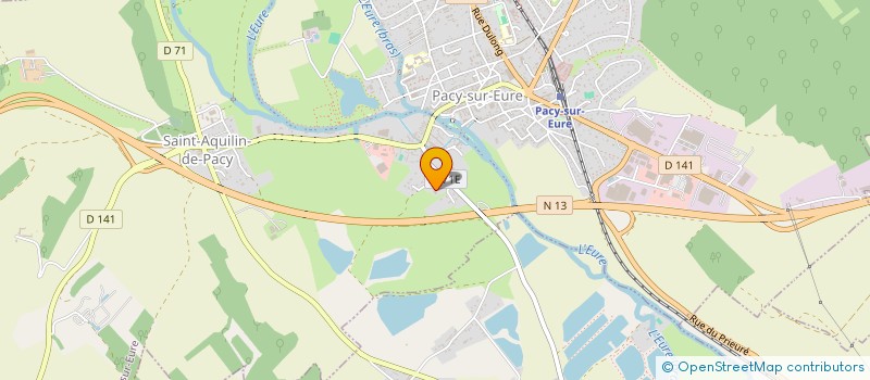 localisation de l'entreprise SCI V.S.M IMMOBILIER  PACY-SUR-EURE