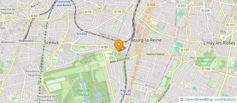 localisation de l'entreprise SCI V.S.O.P. à BOURG-LA-REINE