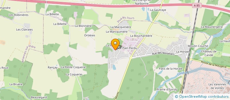 localisation de l'entreprise SCI V.S.T.P.  MONTS